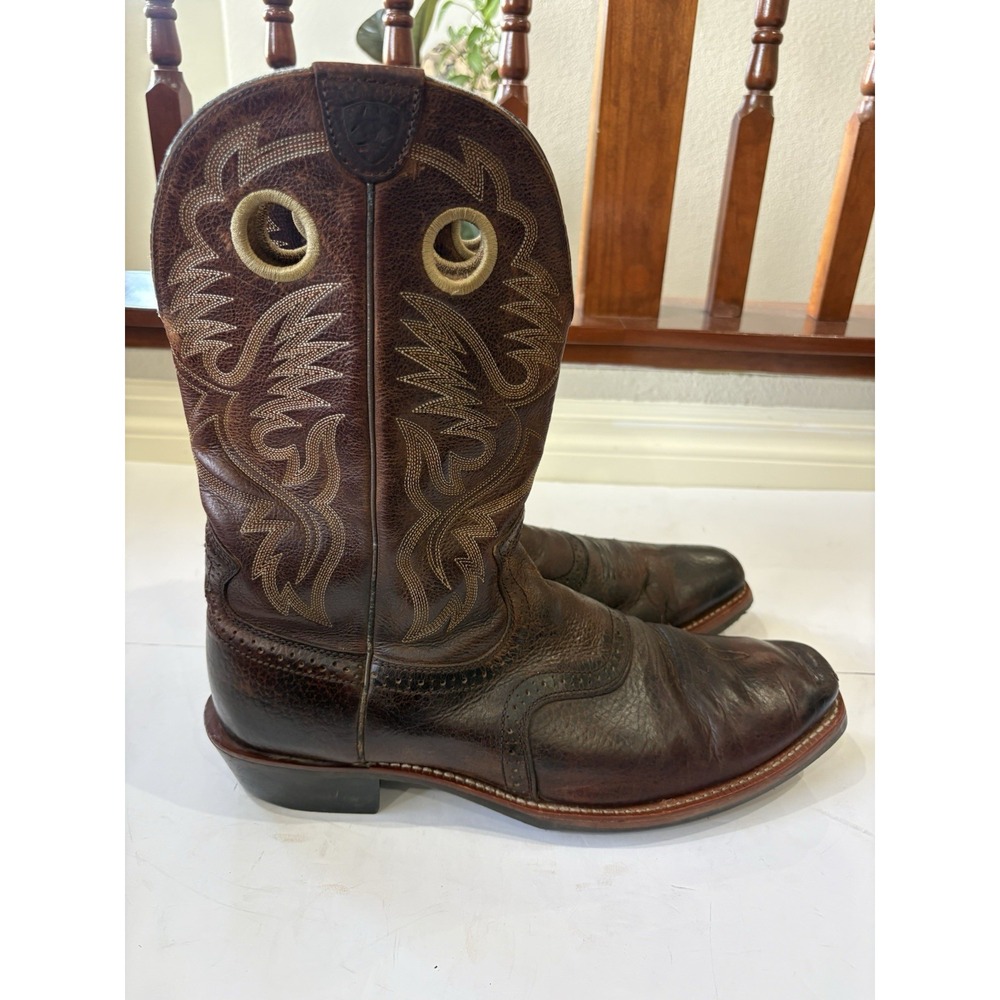 Ariat Heritage Roughstock Square Toe Western Boot (10002227 / 34824) 15D READ